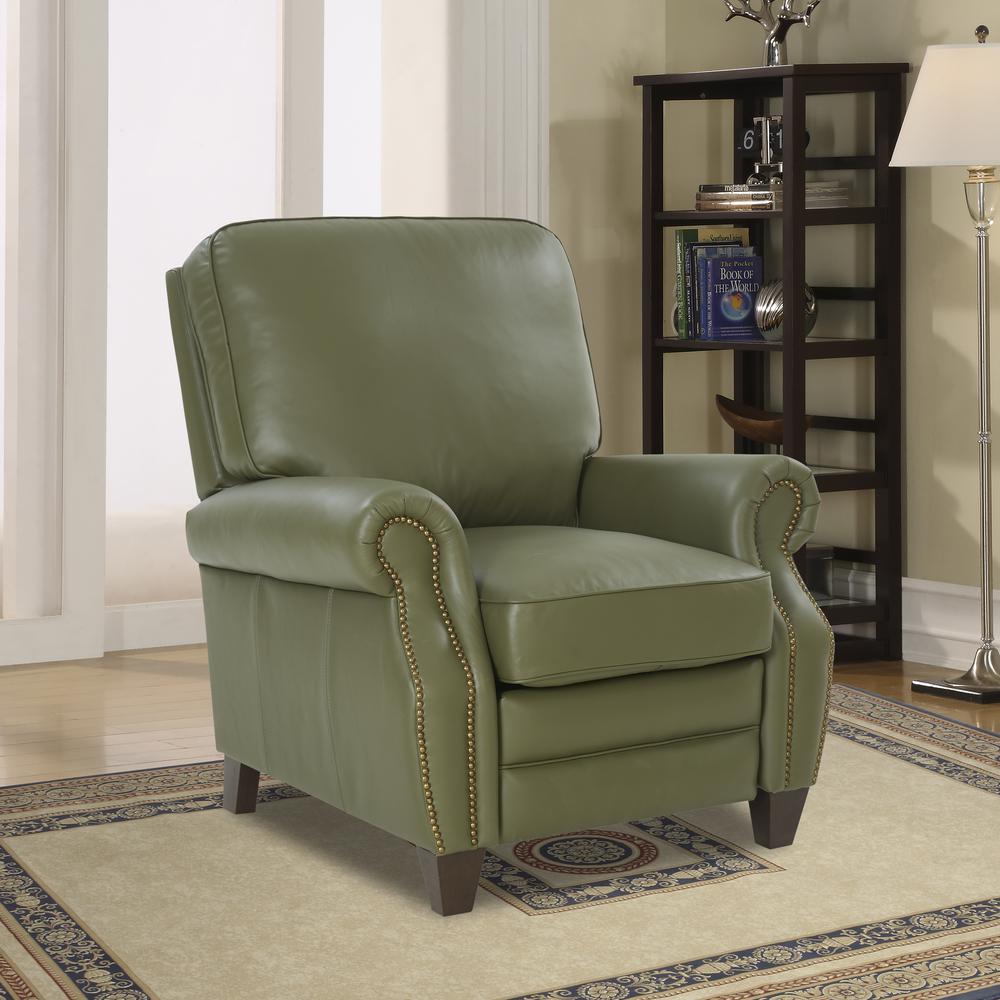 Briarwood Recliner, Giorgio Chive / All Leather. Picture 6