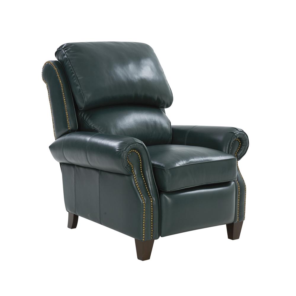 Churchill Recliner, Highland Emerald / All Leather. Picture 1