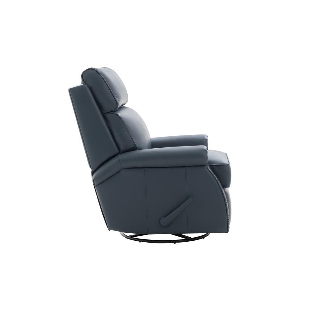 8-4001 Crews Swivel Glider Recliner, Yale Blue. Picture 6