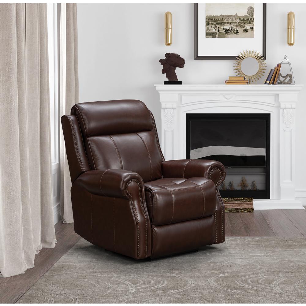 9PHHC-3717 Demara HC Power Recliner & Heating / Cooling, Rustic Brown. Picture 12