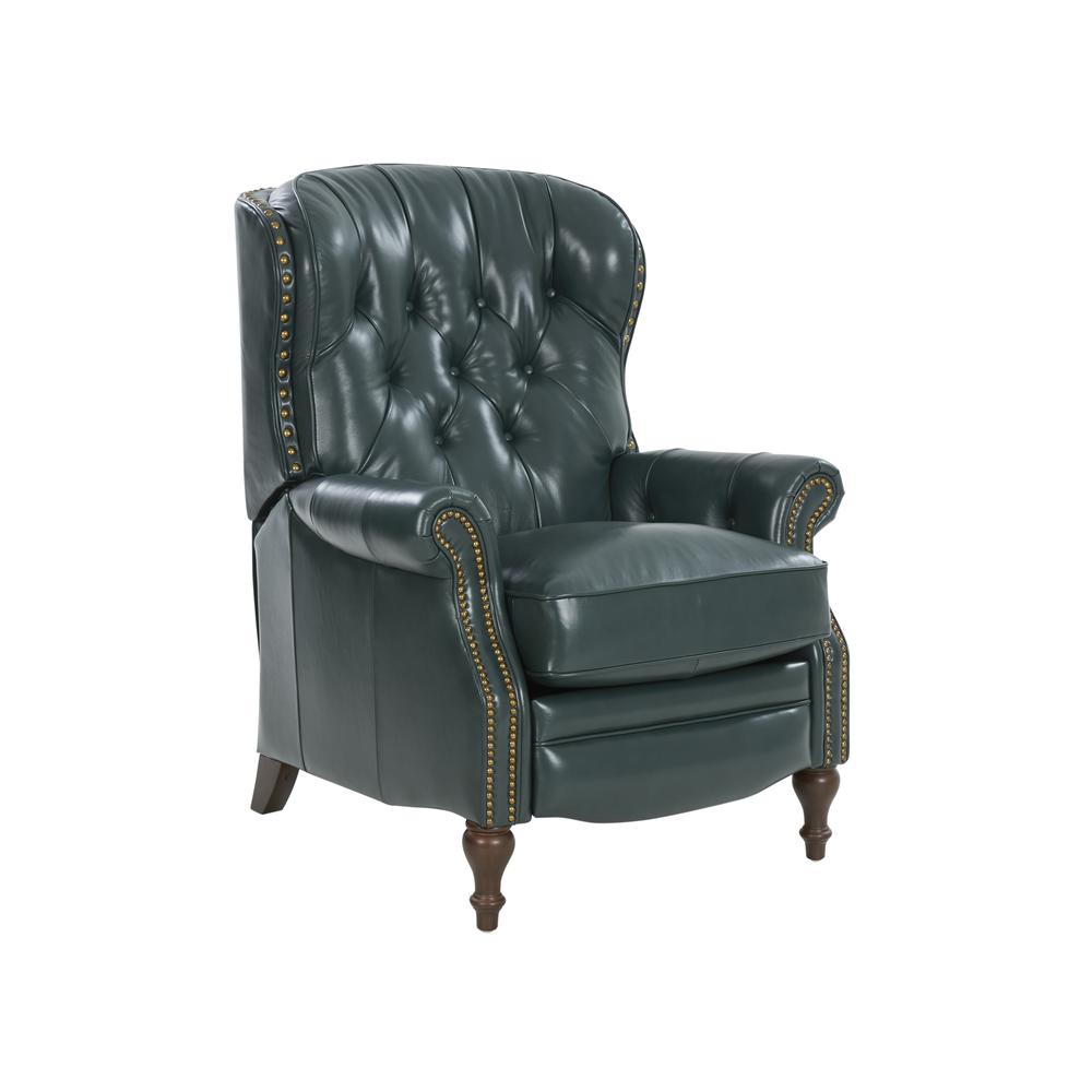 Kendall Recliner, Highland Emerald / All Leather. Picture 1