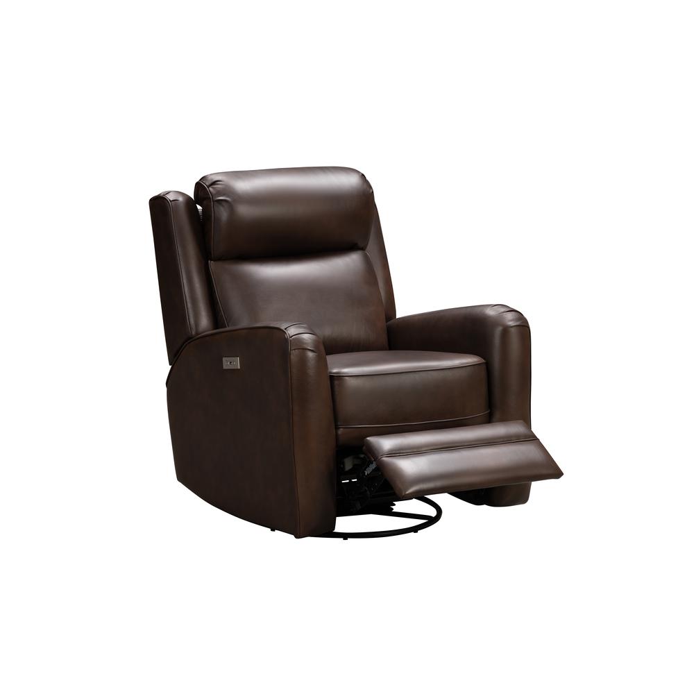 8PH-3757 Kennedy Swivel Glider Recliner, Brown. Picture 9