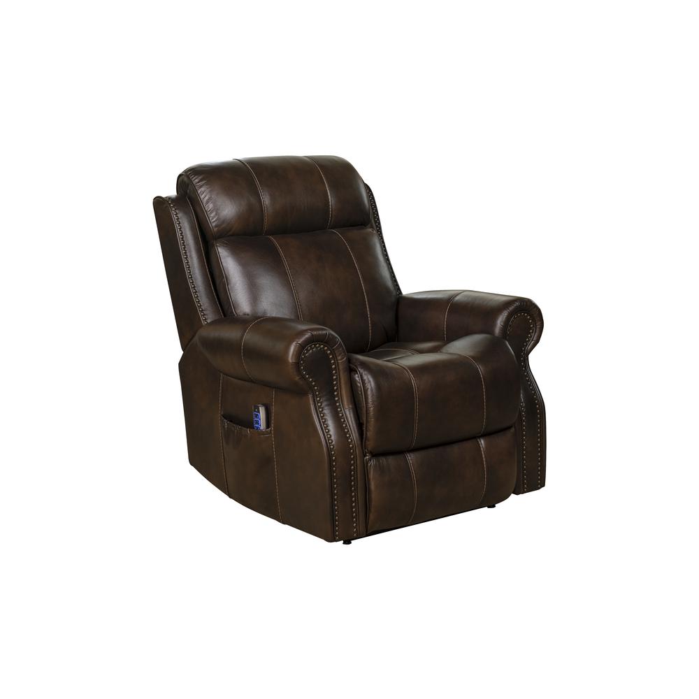 23PHL-3632 Langston Power Lift Recliner, Brown. Picture 1