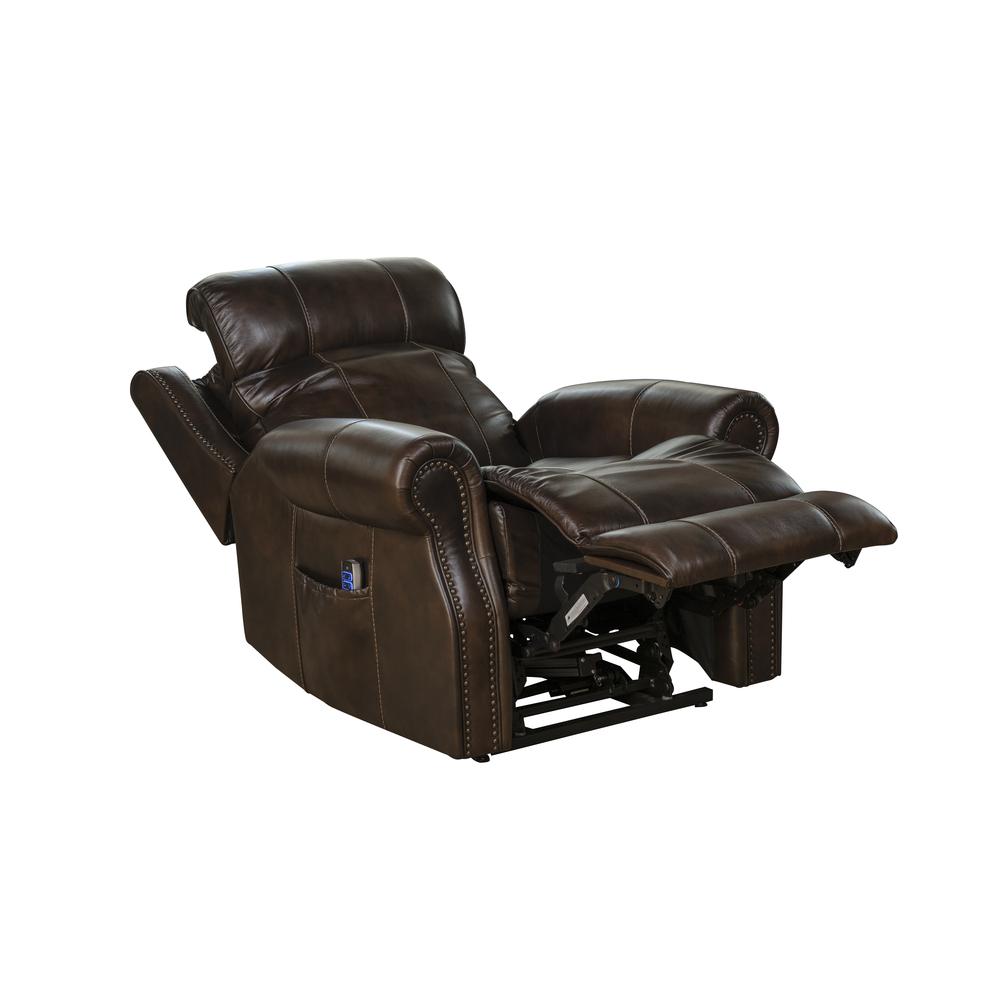 23PHL-3632 Langston Power Lift Recliner, Brown. Picture 2