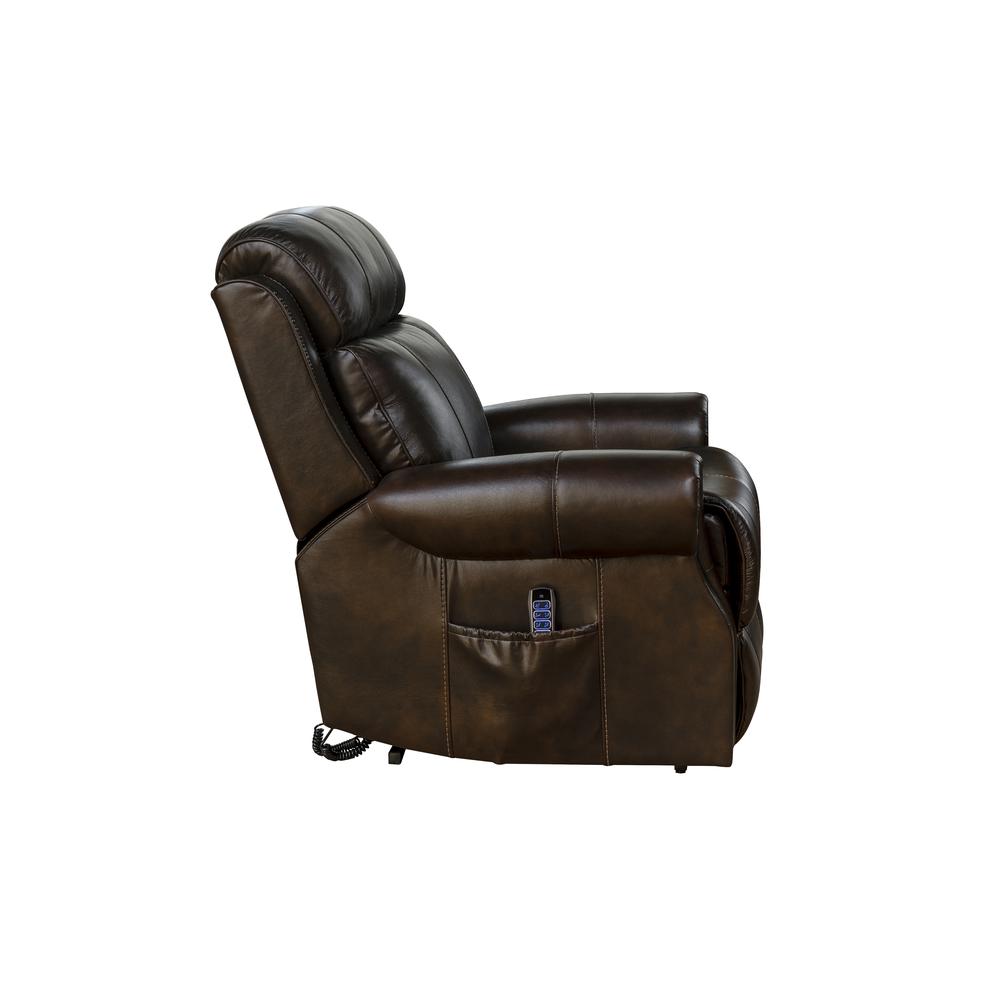 23PHL-3632 Langston Power Lift Recliner, Brown. Picture 3