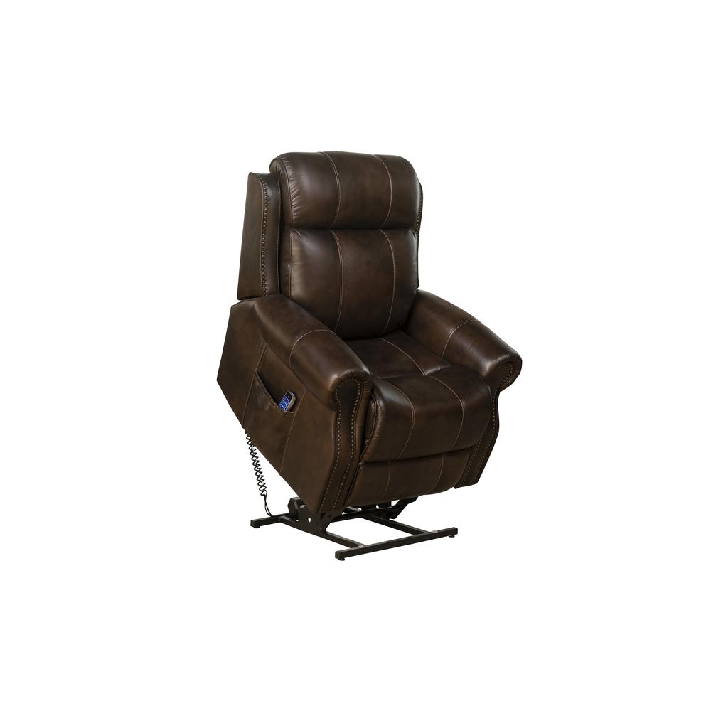 23PHL-3632 Langston Power Lift Recliner, Brown. Picture 4