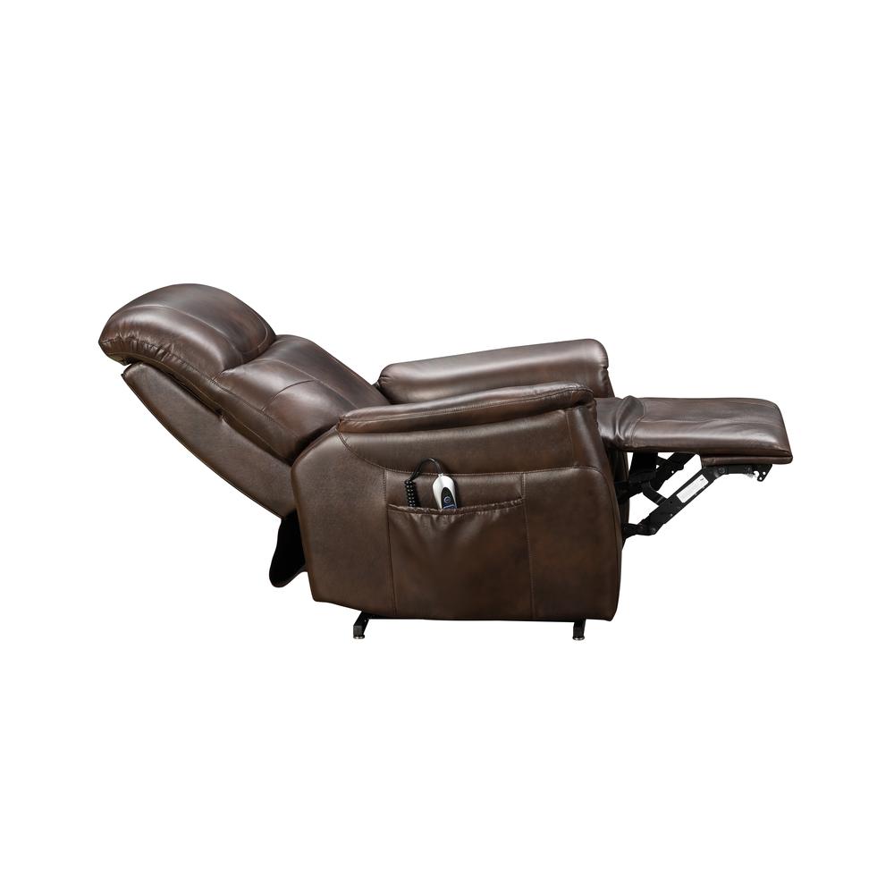 23PHL-3085 Leighton Power Lift Recliner, Brown. Picture 10