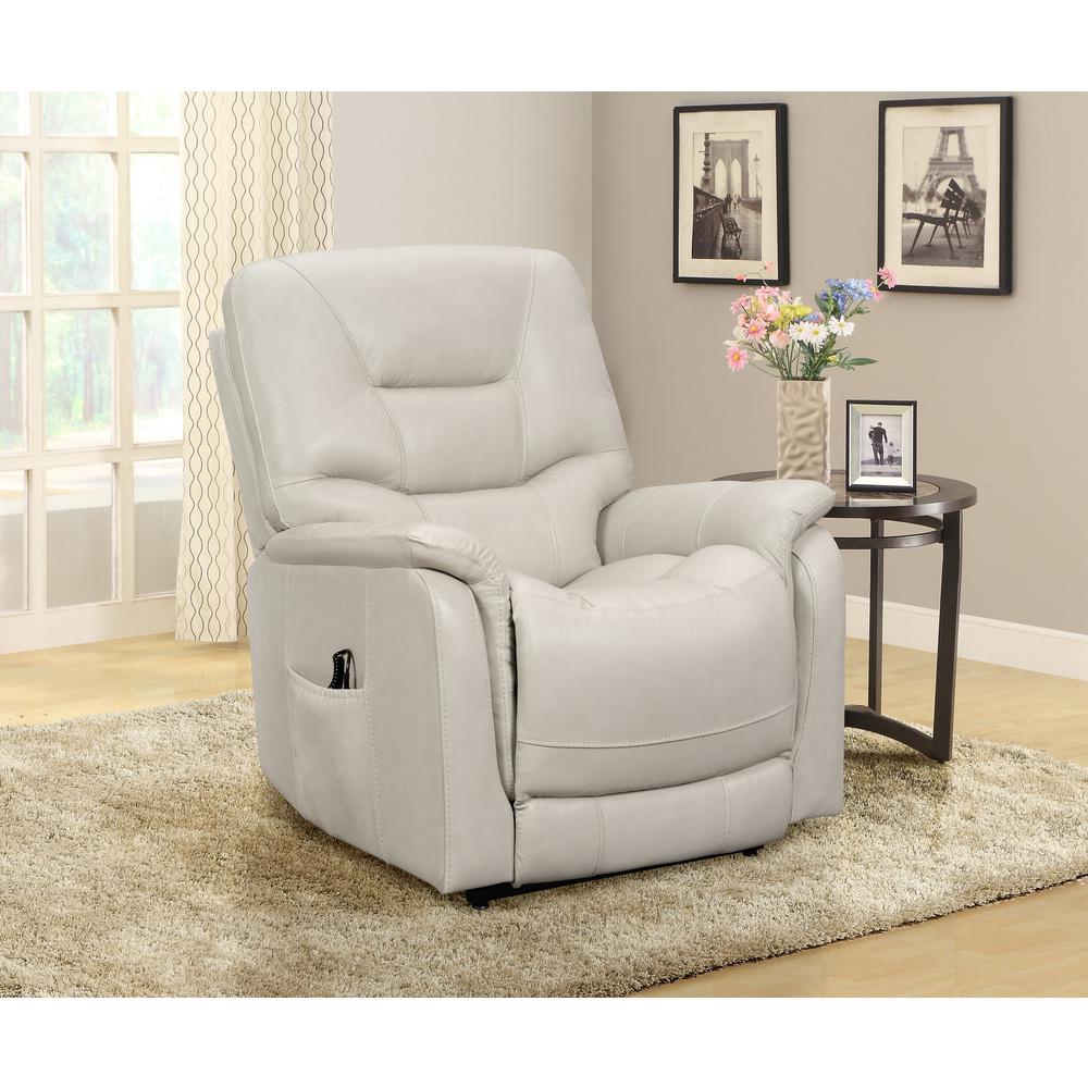 23PH-3635 Lorence Power Lift Recliner, Cream. Picture 7