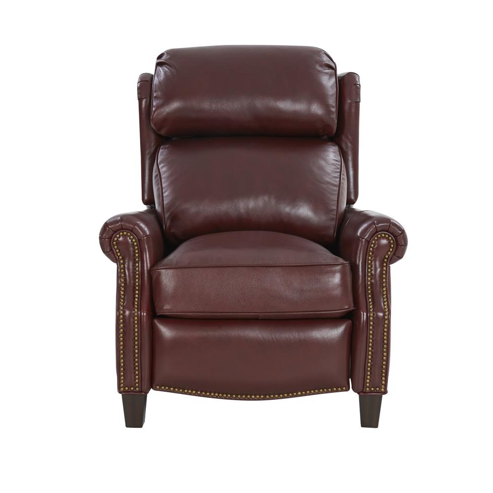 Meade Recliner, Marisol Cabernet / All Leather. Picture 2