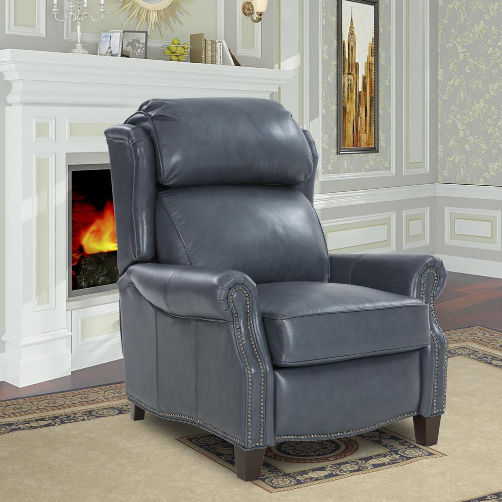 Meade Recliner, Marisol Flint / All Leather. Picture 4