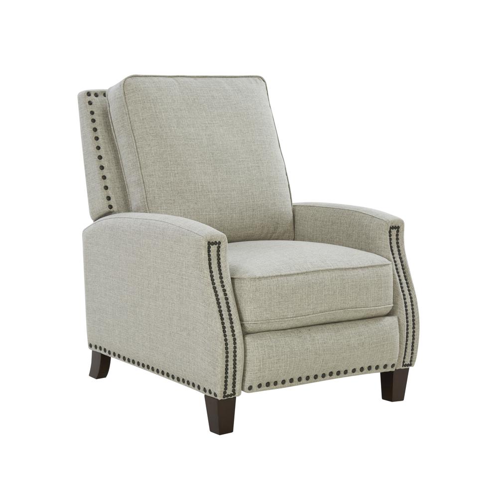 Melrose Recliner, Linen Gray / Fabric. Picture 1