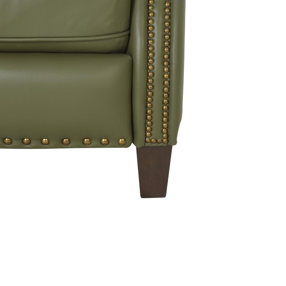 Melrose Recliner, Giorgio Chive / All Leather. Picture 3