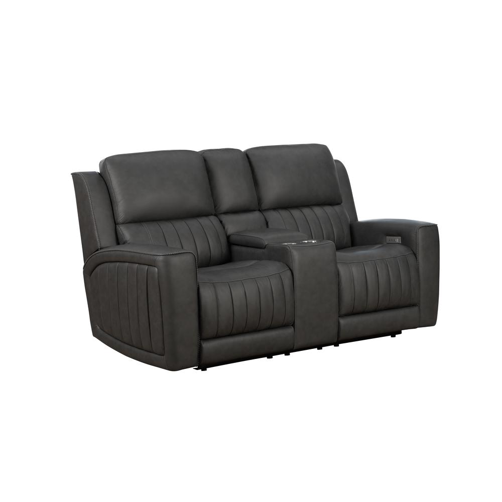 Reclining Loveseat, Power Head Rests, Power Lumbar, Console/Storage/2Cup Holders. Picture 2