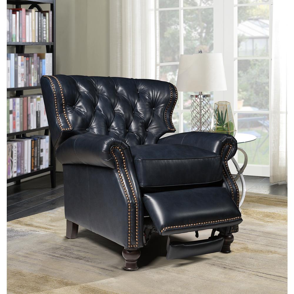 7-4148 Presidential Recliner, Blue. Picture 1