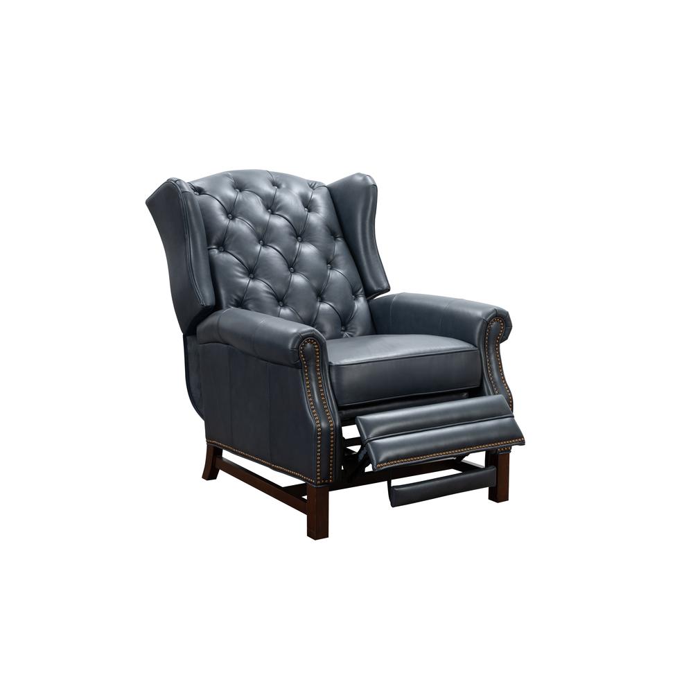 9-1163 Sheridan Power Recliner, Navy Blue. Picture 6