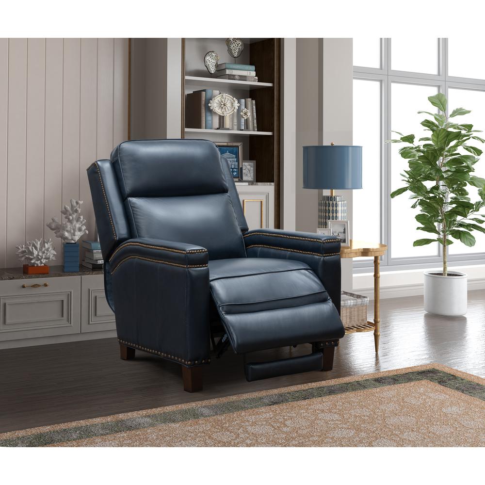 7-3744 Smithfield Recliner, Blue. Picture 4