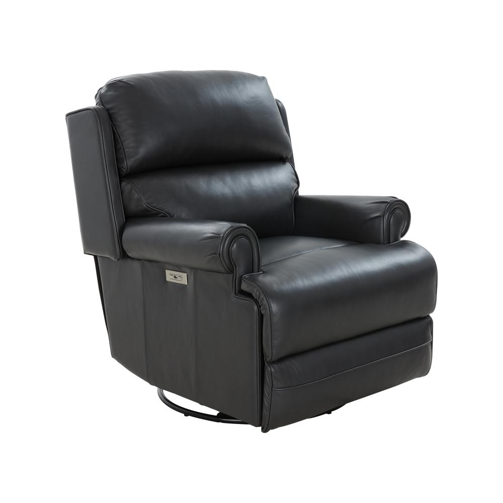 8P-1117 The Club Swivel Glider Recliner w/Power Recline, Gray. Picture 1