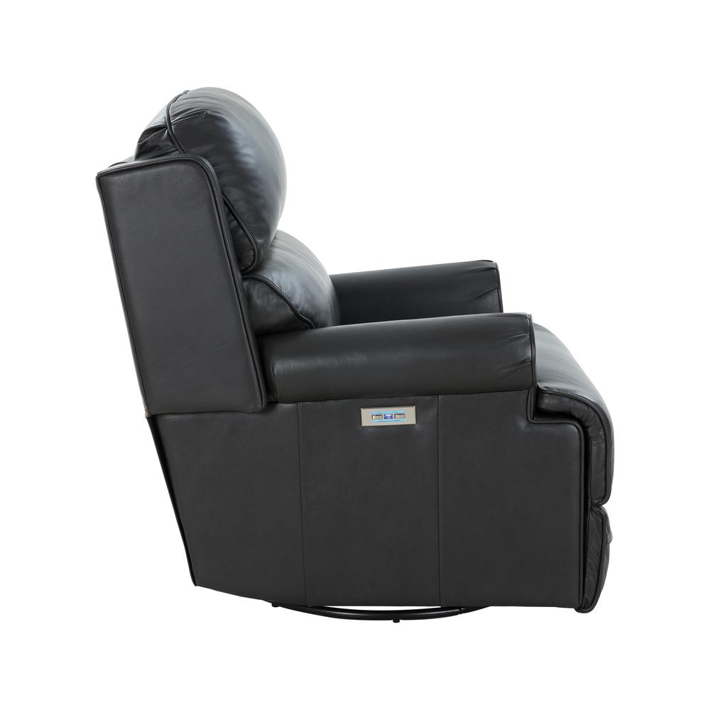 8P-1117 The Club Swivel Glider Recliner w/Power Recline, Gray. Picture 4