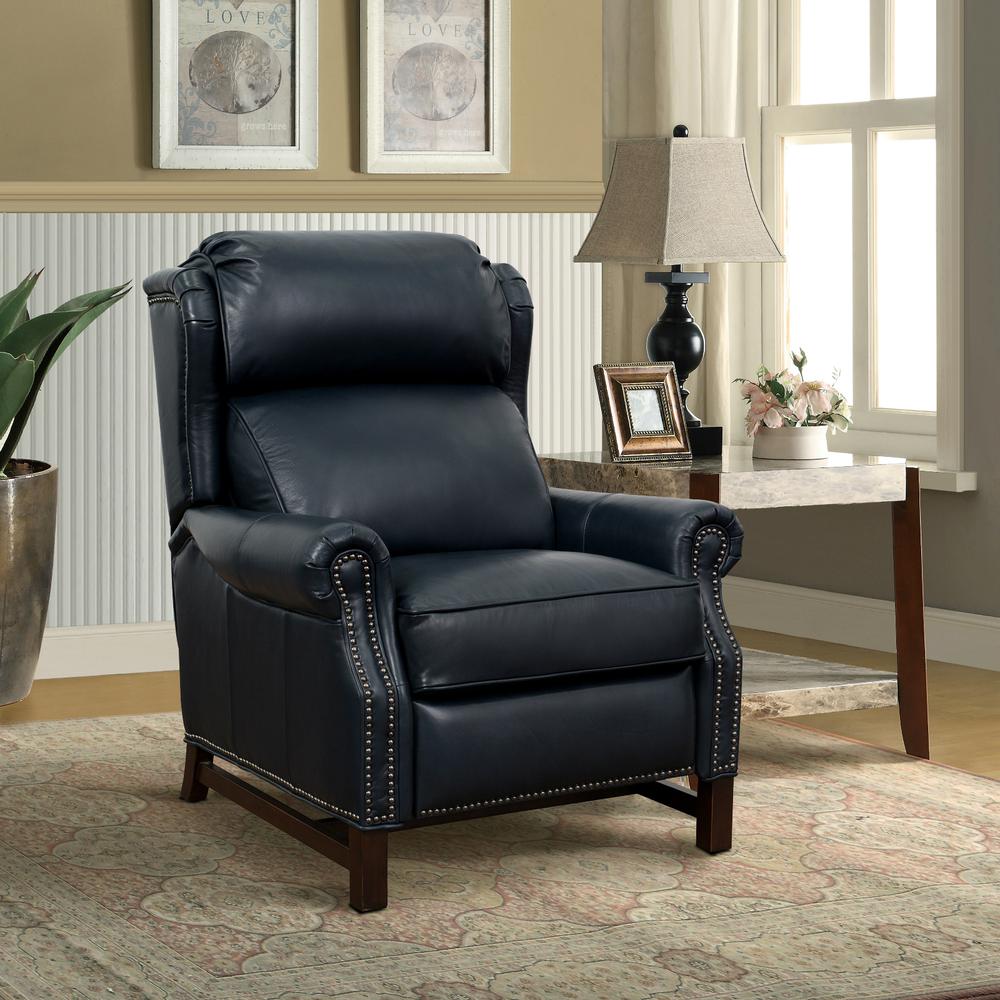 7-3164 Thornfield Recliner, Blue. Picture 6