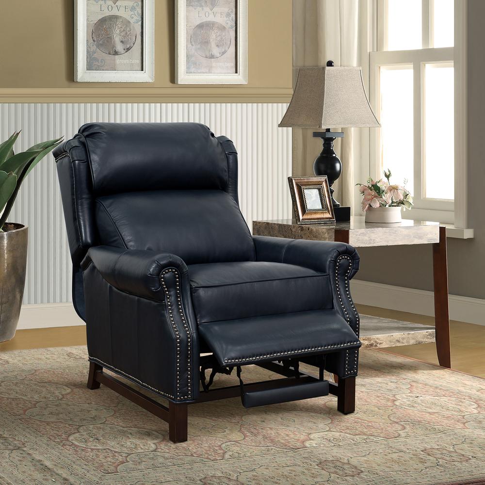 7-3164 Thornfield Recliner, Blue. Picture 5