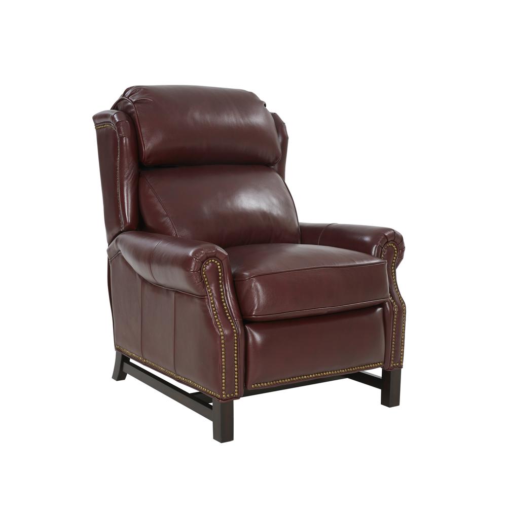 Thornfield Recliner, Marisol Cabernet / All Leather. Picture 1