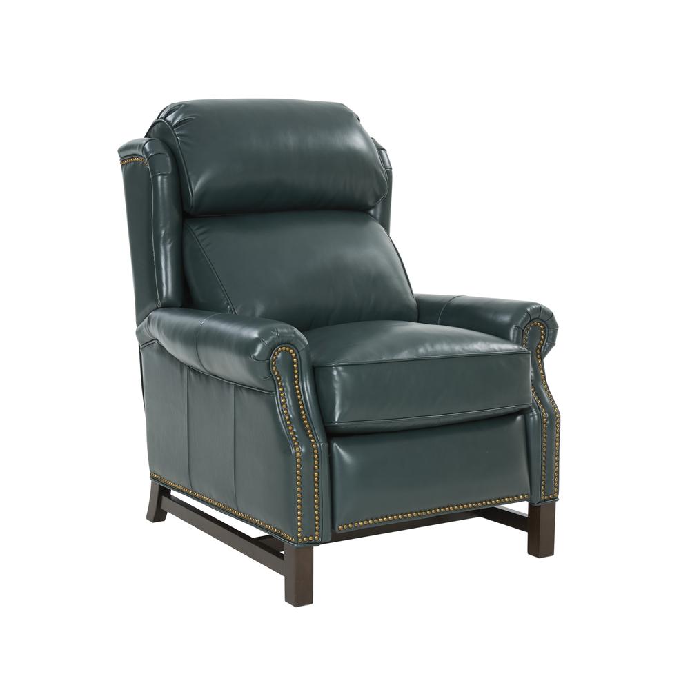 Thornfield Recliner, Highland Emerald / All Leather. Picture 1