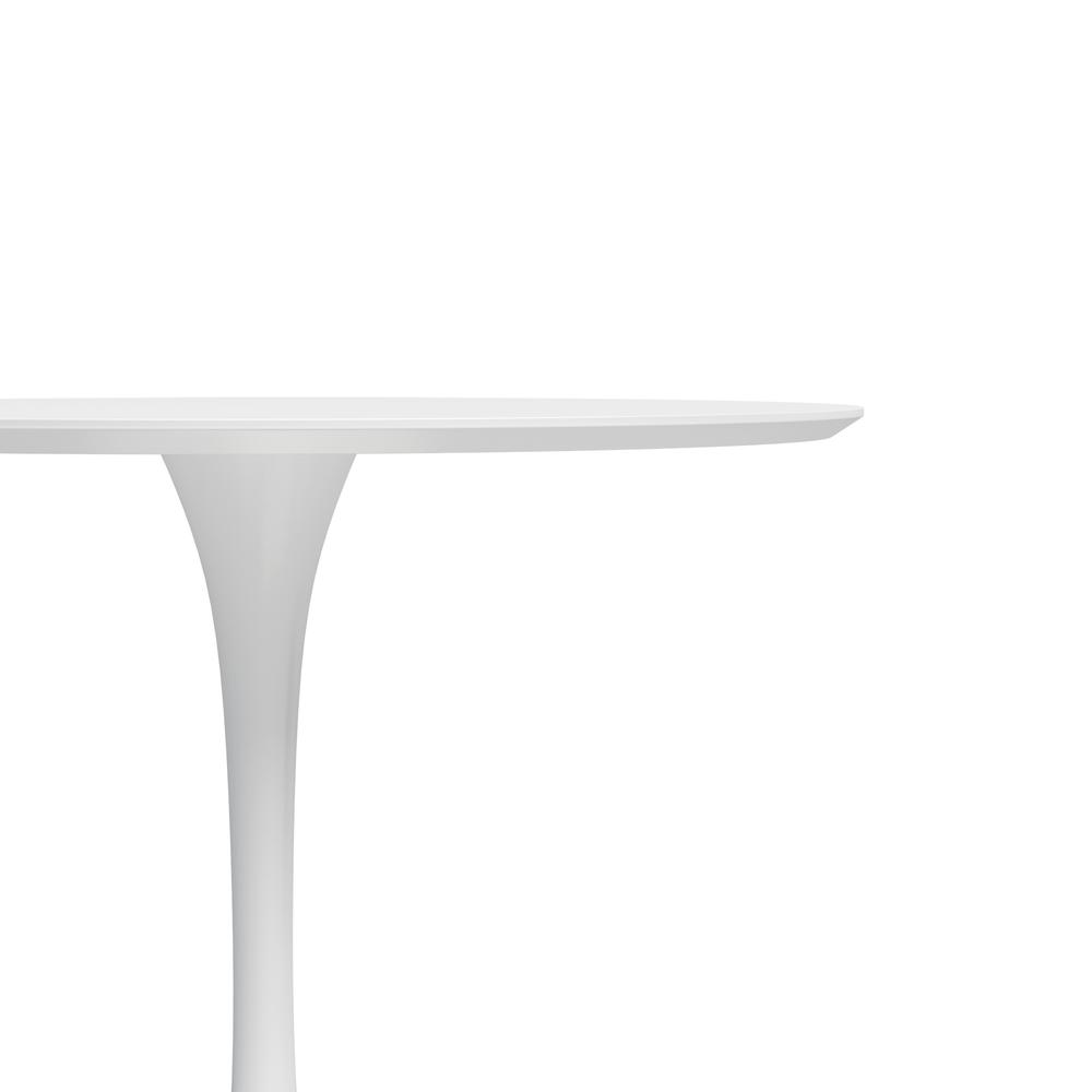 Jamesdar Kurv 31.5 in. Cafe Table, White. Picture 6