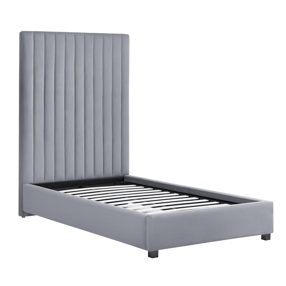 Arabelle Grey Bed Twin. Picture 10