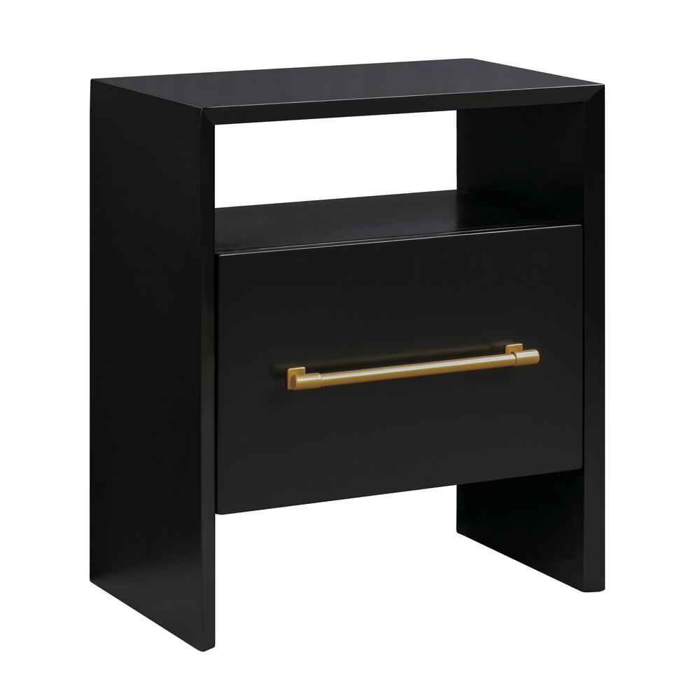Libre Black Nightstand. Picture 1