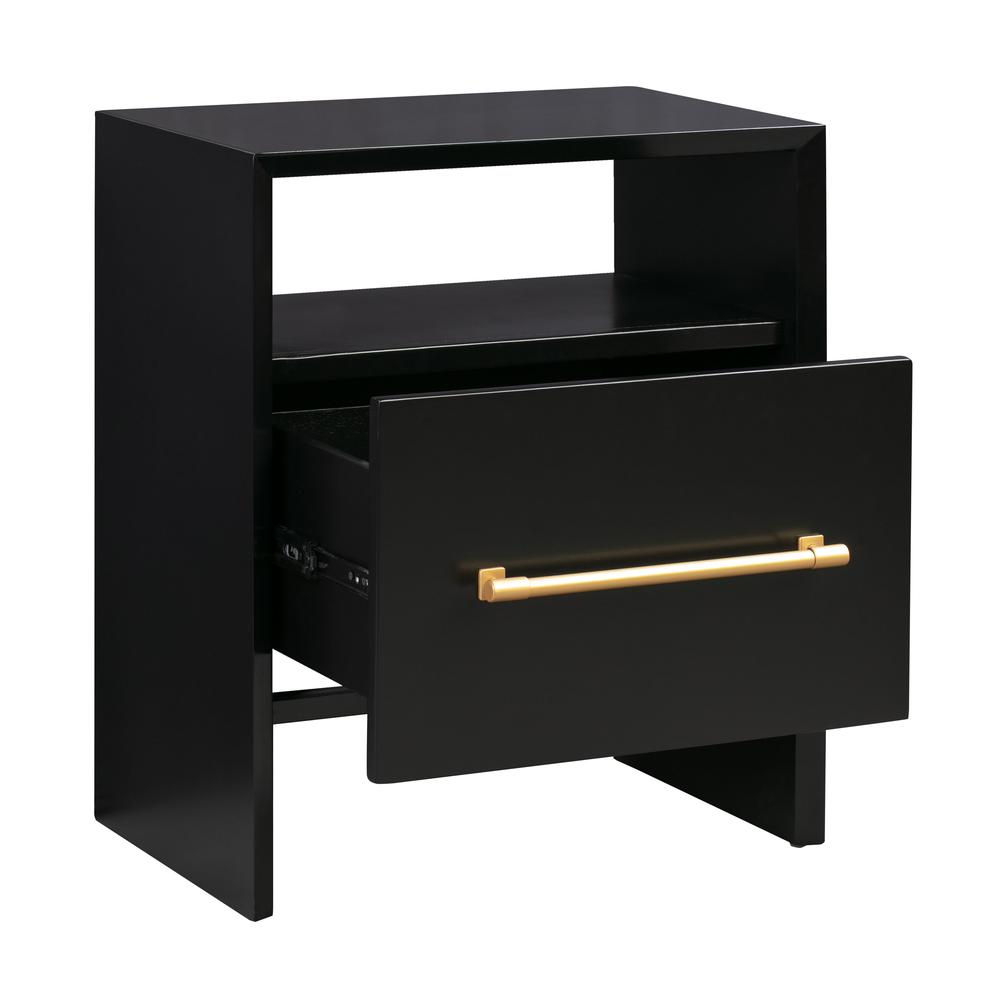 Libre Black Nightstand. Picture 12