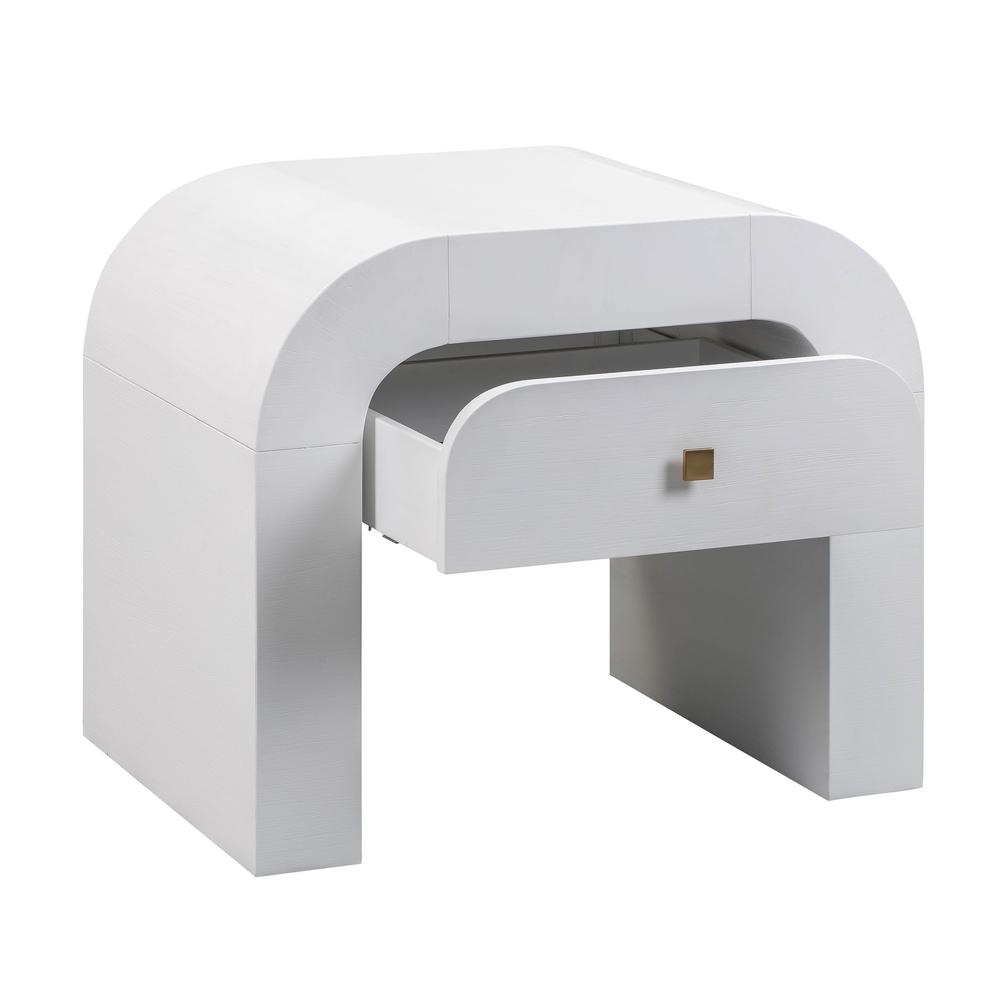Hump White Nightstand. Picture 21