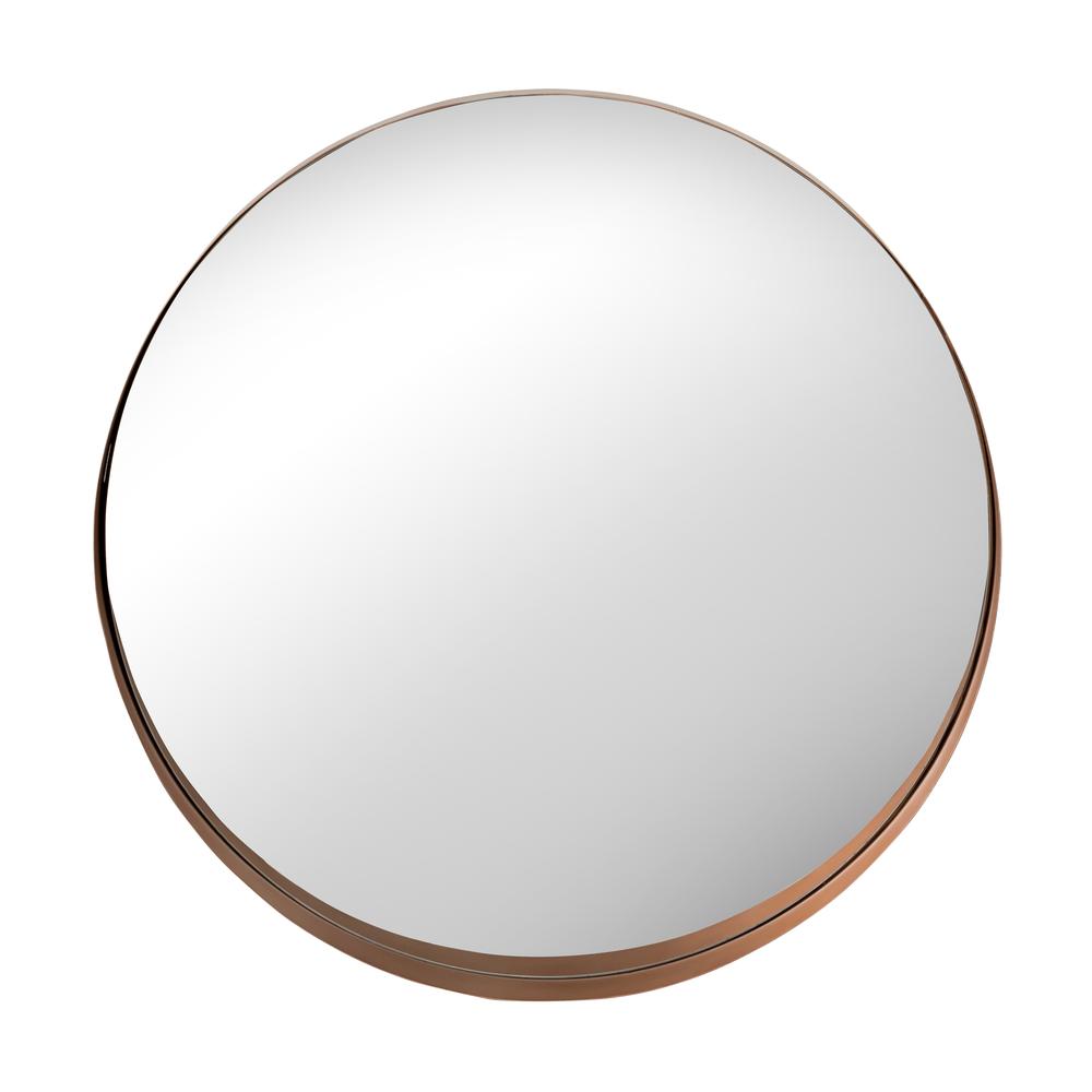 Copper Tapered Round Mirror, Belen Kox. Picture 1