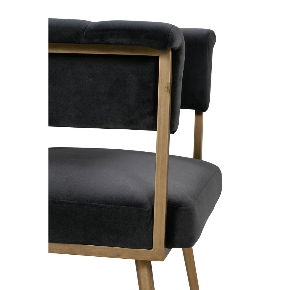 Astrid Grey Velvet Chair. Picture 16