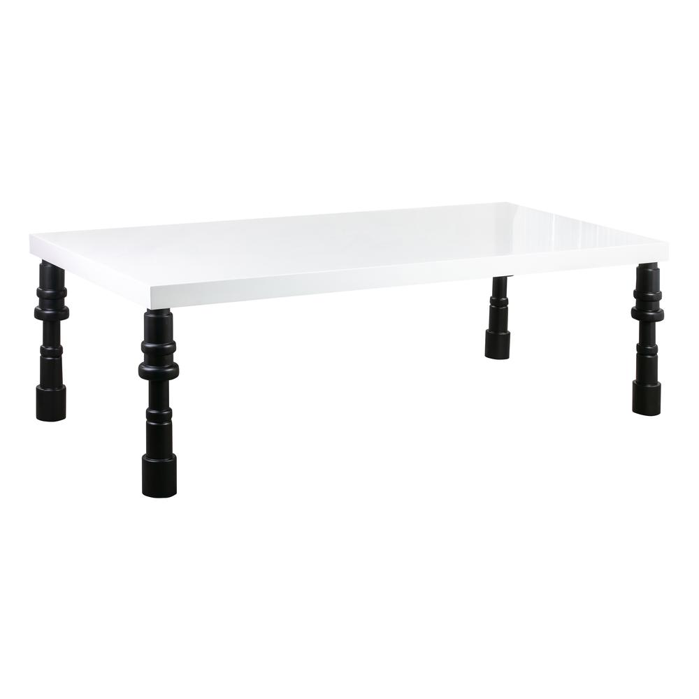 Spindle Gloss Lacquer Dining Table. Picture 1
