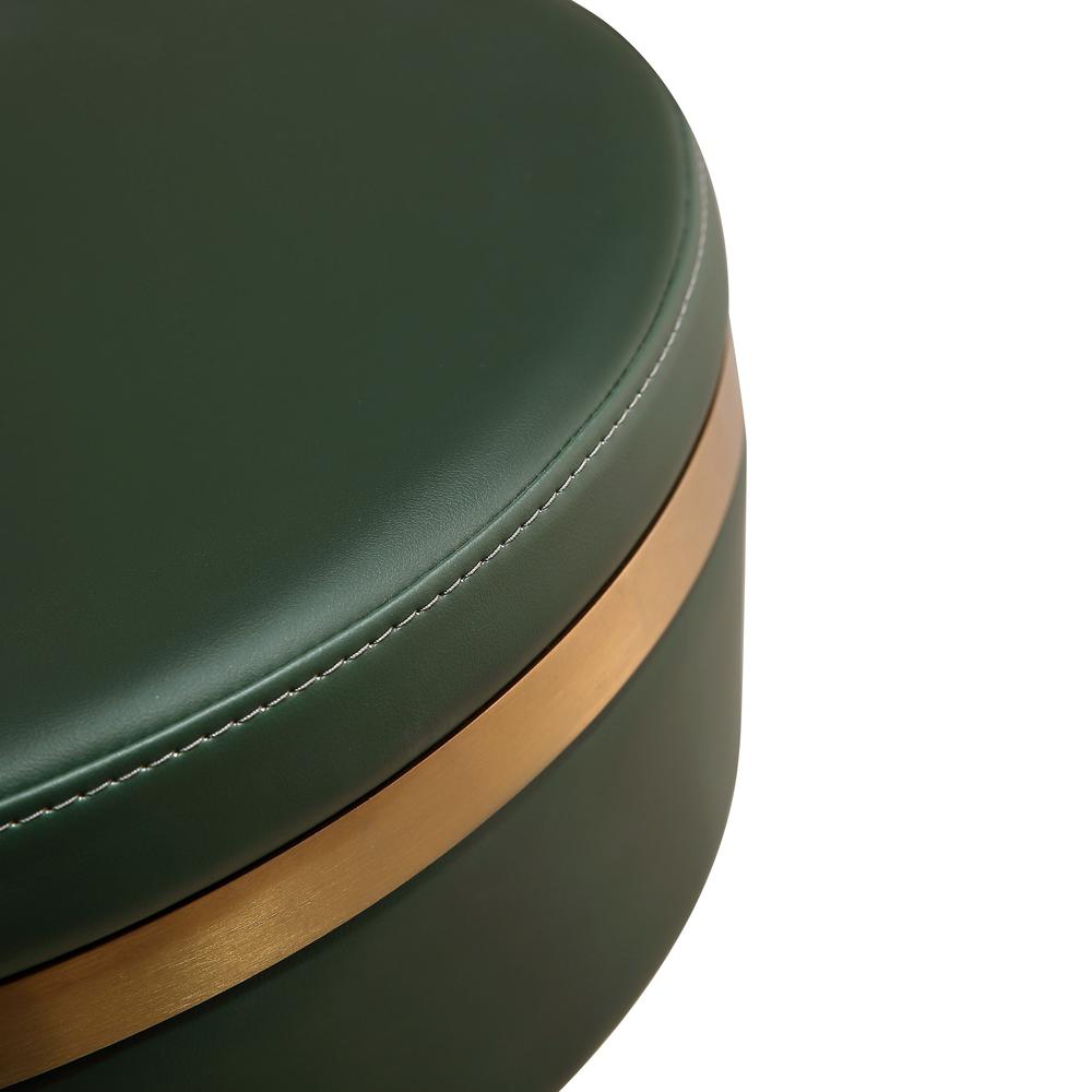 Astro Malachite Green and Gold Adjustable Stool. Picture 18