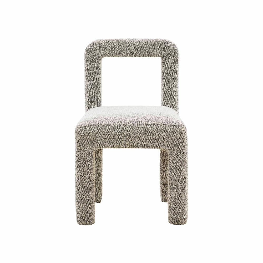 Hazel Grey Boucle Dining Chair. Picture 13