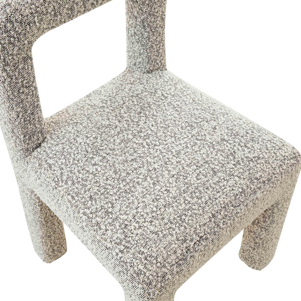 Hazel Grey Boucle Dining Chair. Picture 16