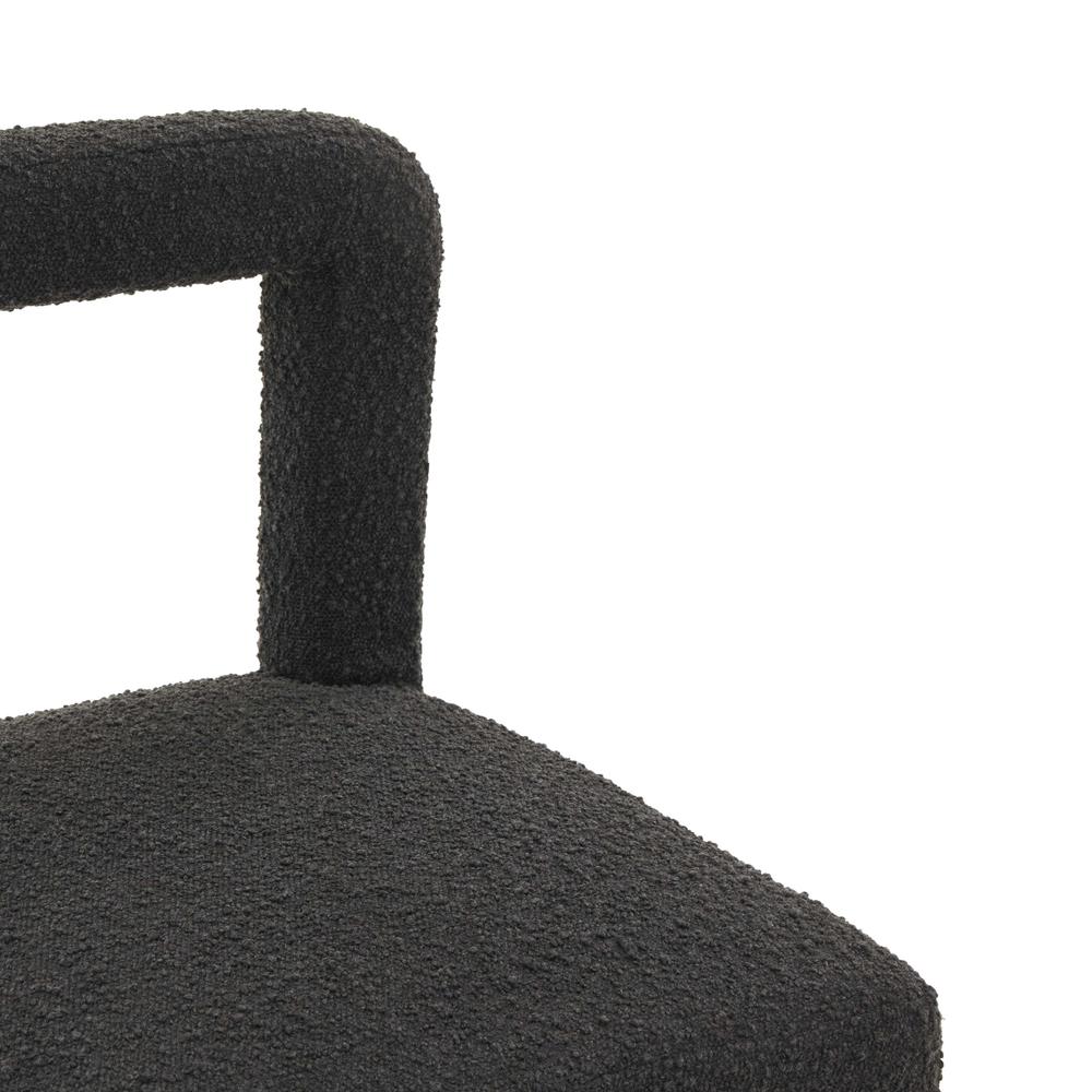 Hazel Black Boucle Dining Chair. Picture 18