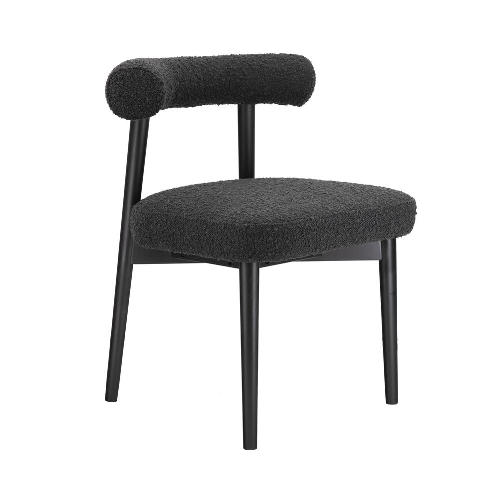 Spara Black Boucle Side Chair. Picture 6