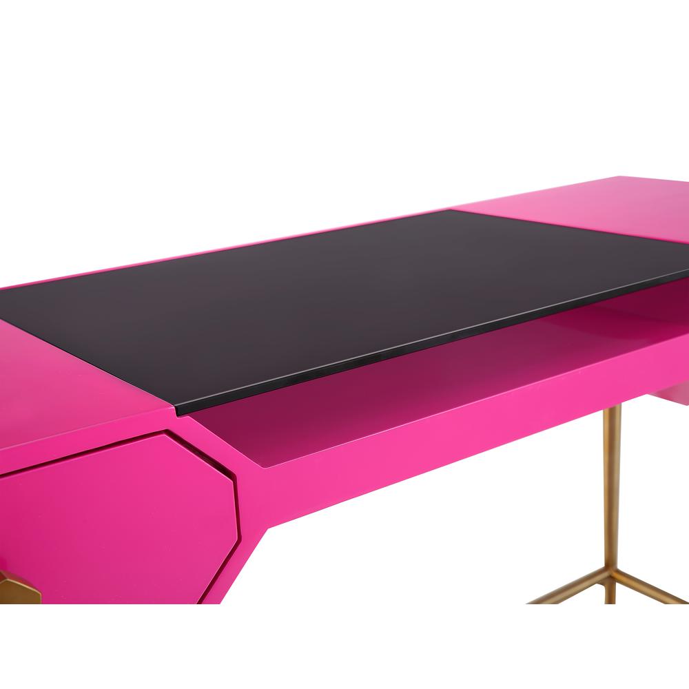 Bajo Pink Lacquer Desk. Picture 17