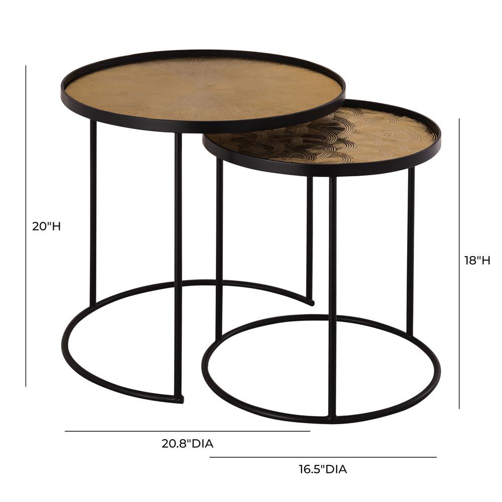 Eve Round Nesting Tables. Picture 23