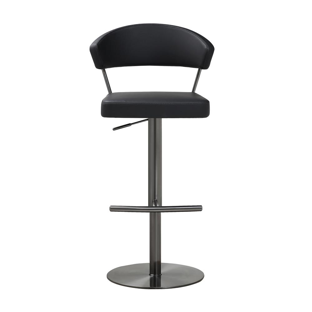 Cosmo Black on Black Steel Barstool. Picture 14