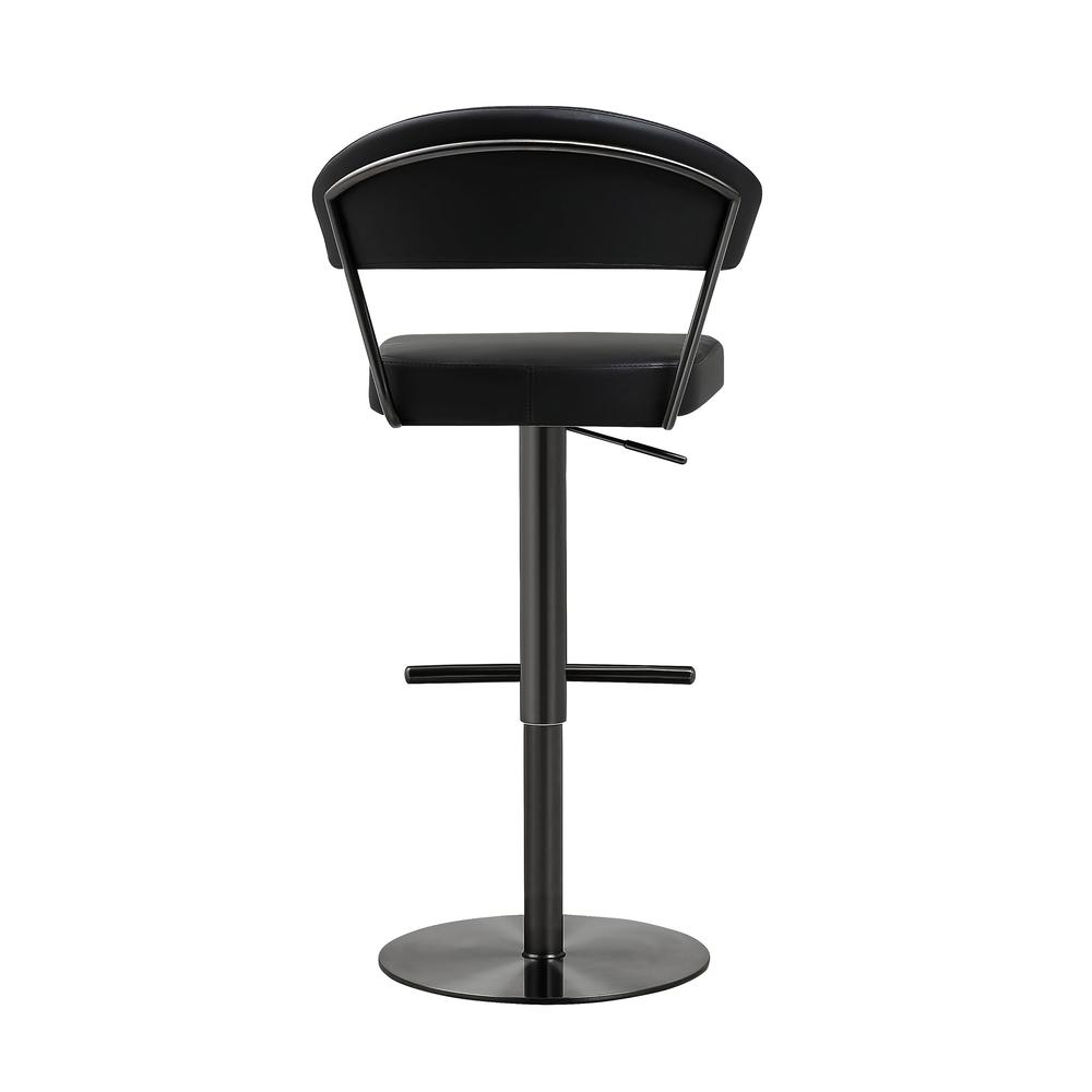 Cosmo Black on Black Steel Barstool. Picture 16