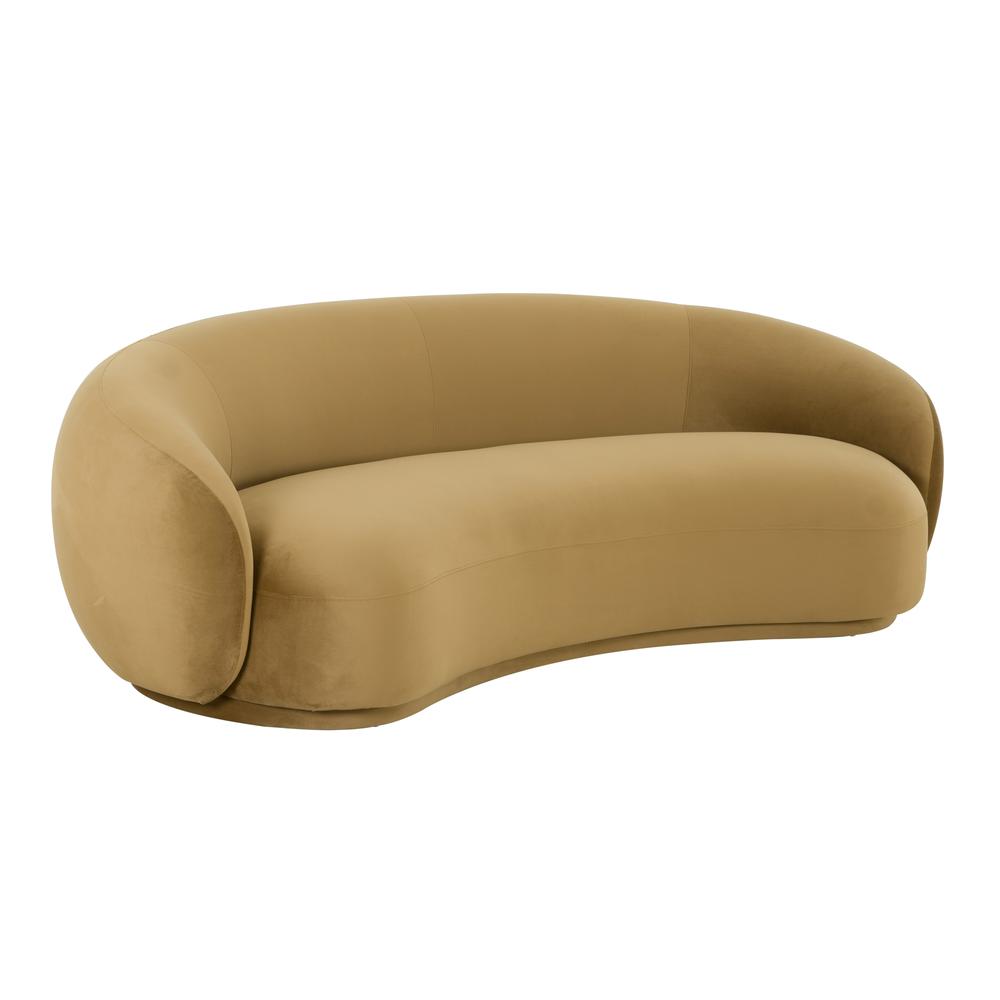 Curved Velvet Contemporary Sofa, Belen Kox. Picture 1