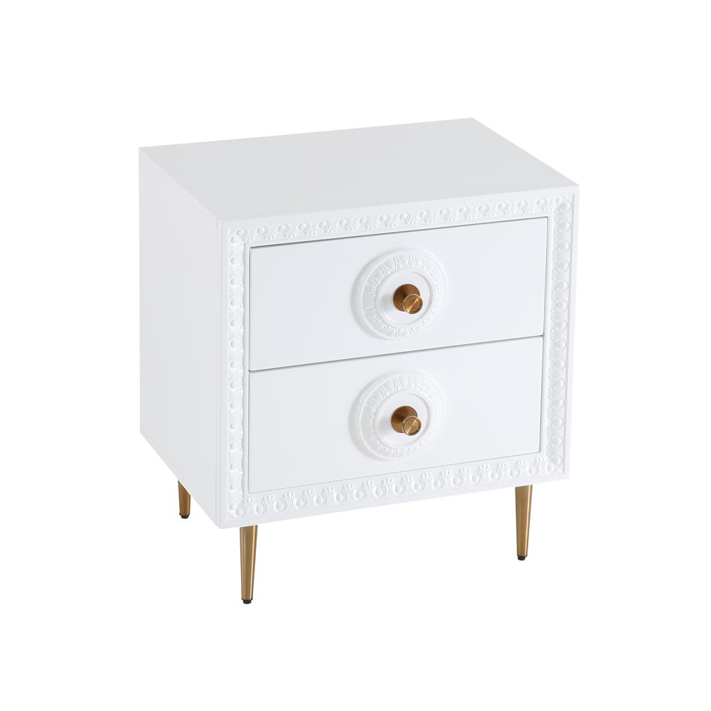 Bovey White Lacquer Side Table. Picture 17