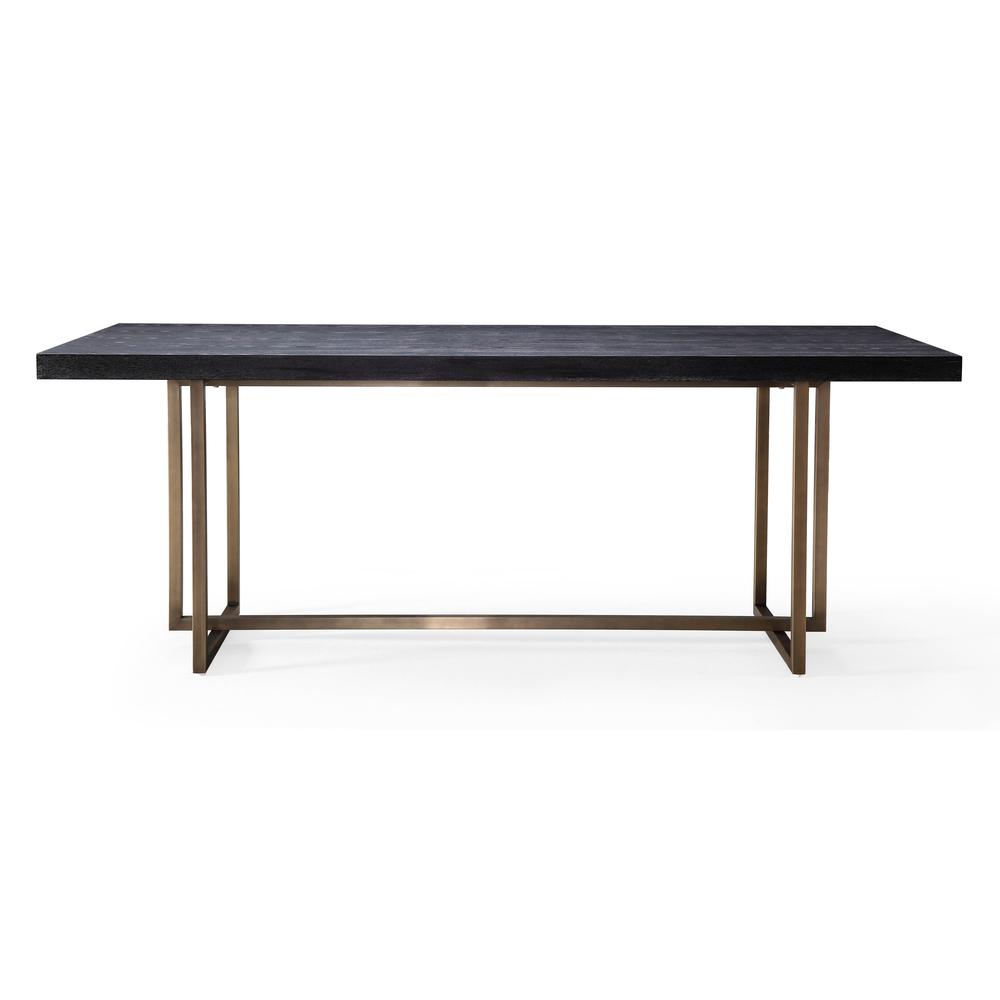 Mason Black 79" Dining Table. Picture 1