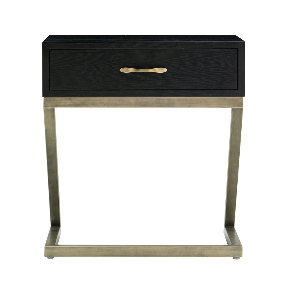 Mason Black Side Table. Picture 2