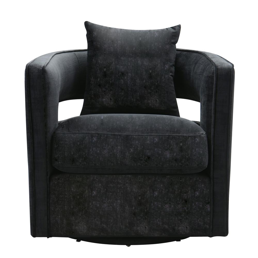 Kennedy Black Swivel Chair. Picture 13