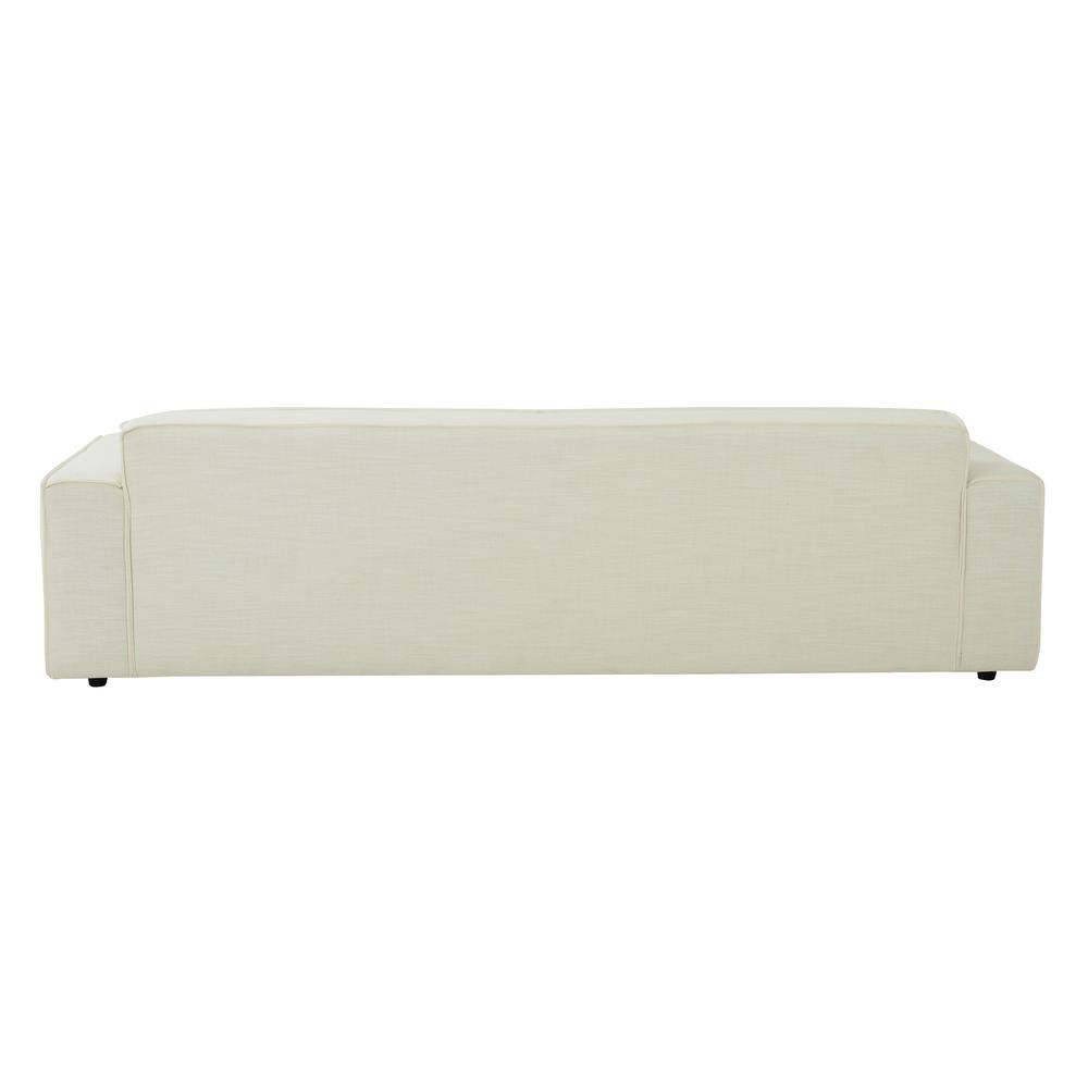 Olafur Cream Linen Sofa. Picture 12