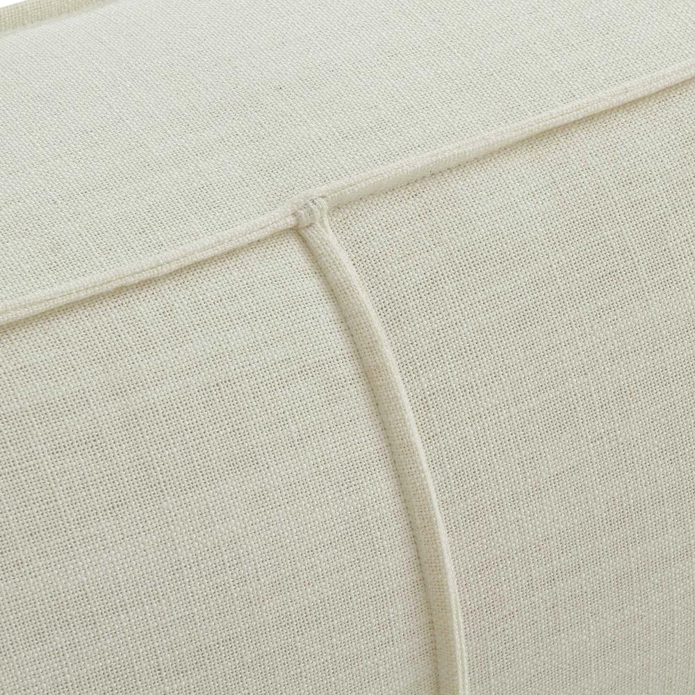 Olafur Cream Linen Sofa. Picture 13